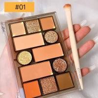ราคา Eyeshadow Disc Powder Palette พาเลททาตา12สีEyeshadow Disc Powder Palette12 color palette (16742420492)