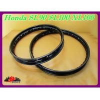 ราคา HONDA SL90 SL100 XL100 BLACK STEEL WHEEL RIM 17 size 17x1 60 2 PCS วงล้อเหล็ก สีดำ ขอบ17 2 วง สินค้าคุณภาพดี (13197989723)