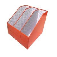 ราคา กล่องใส่แฟ้มปากตัด 3 ช่อง กระดาษแข็งอย่างดีหุ้มด้วยกระดาษอาร์ตลายผ้า (9434100216)