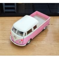 ราคา โมเดลรถเหล็ก DC พาสเทล รถตู้ 1963 Volkswagen Bus Double cab Pickup รถโฟล์คตู้กระบะ สีหวาน (20966088635)