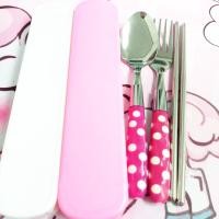 ราคา ชุดช้อน ชุดช้อนลายจุด ชุดช้อนซ้อมพกพา ช้อน ซ้อม ตะเกียบ ช้อนซ้อม ช้อนซ้อมพกพา พร้อมส่ง (10058240873)