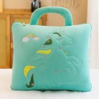 ราคา หมอนผ้าห่ม 2 in 1 หมอนผ้าห่มลายการ์ตูนน่ารักพับเก็บได้ (20577049200)