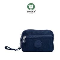 ราคา LINGKY LK2003 กระเป๋าคล้องมือ กระเป๋าใส่เหรียญ กระเป๋าสตางค์ Wrist pouch Wallet coin pouch (15775750621)