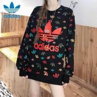 ราคา Adidasเสื้อยืดคอกลมแขนยาวลำลองสำหรับบุรุษและสตรีมีความนุ่มและสบาย เสื้อความยาว67cm หน้าอก110cm ใส่ได้น้ำหนัก45kg 70kg (10569155734)