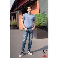 ราคา TBY JEANS กางเกงยีนส์ทรงขาเดฟ ผ้ายืด TY1288 (2603718438)