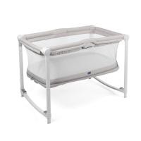 ราคา คูปอง 2 ต่อ Chicco Zip Go Crib Cot Glacial เตียงสำหรับเด็กแรกเกิด ปรับเป็นเปลโยกได้ และพับเก็บง่าย มาพร้อมกระเป๋าสำหรับเดินทาง (8453489999)
