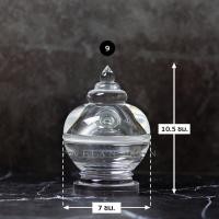 ราคา PTNK ผอบใส่พระธาตุ ผอบอะคริลิคใสใส่พระธาตุ ทรงสวย เส้นเกศา เกศา ฝาเกลียว สินค้าขายดี (17200355542)