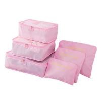 ราคา กระเป๋าจัดระเบียบ 6 ชิ้น travel storage bag กระเป๋าจัดระเบียบสำหลับเดินทาง กระเป๋าเก็บของ ถุงเก็บซิปหนา กระเป๋าจัดระเบียบใส่เสื้อผ้า (21057828393)