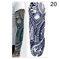 ราคา huguosheng 1แผ่นรอยสักแขนยาวเต็มรูปแบบลายสักลายสำหรับชนเผ่าขนาดใหญ่สติกเกอร์รอยสักลายมังกรเซ็กซี่สำหรับผู้ชาย (19795287582)