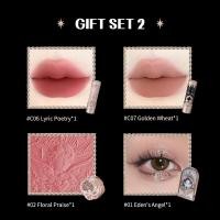 ราคา Flower Knows Little Angel Collection Makeup Gift Set Include Lipstick Blush Eyeshadow and more (21261686935)