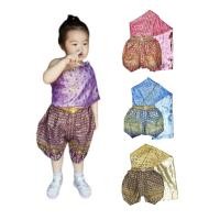 ราคา ชุดไทยเด็ก ชุดไทยเด็กหญิง 246 ชุดสไบ ชุดไทยใส่ไปโรงเรียน พร้อมส่ง Smilekid (18570687281)