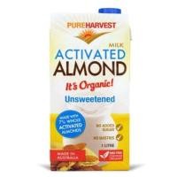 ราคา PUREHARVEST Organic 7 Activated Almond Milk Unsweetened เพียวฮาร์เวสต์ ออแกนิค นมอัลมอนด์ 1000ml (10581002764)