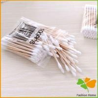 ราคา สำลีแบบไม้สำลีก้านด้ามไม้ หัวคู่คัตเติ้ลบัต 1 แพ็ค Cotton swab (9663003940)