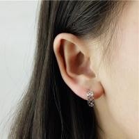 ราคา พร้อมส่ง ต่างหูเงินแท้ S925 ต่างหูห่วงเงินแท้ ฉลุลายหัวใจ สีเงิน ต่างหูเงินS925 ต่างหูผู้ชาย ต่างหูผู้หญิง ตุ้มหูเงิน (6518330374)