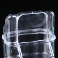 ราคา xiamei ถ้วยน้ำพลาสติกใสสำหรับใส่อาหารรูปนกแก้วกล่องให้น้ำสะอาดแบบซิลิโคน (20266607835)