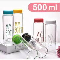 ราคา ขวดน้ำ ขวดน้ำพลาสติก My bottle กระบอกใส่น้ำดื่ม พลาสติกอย่างดี พกพาสะดวก ขนาด 500 ml (11483946920)