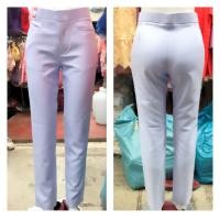 ราคา กางเกงพยาบาล ผ้าวาเลนติโน่สีขาวโอโม่ เนื้อผ้าหนา ไม่ยืด ทรงไม่ใหญ่ ควรเผือขนาด1 2ไซส์ มีเสื้อเข้าชุดกัน พร้อมส่ง (7451965175)