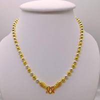 ราคา สร้อยคอ 2กษัตริย์ 24K ลายเม็ดมะยม มีขนาด 2 5 3 4 มิล ความยาว 18 20 24 นิ้ว (12491266957)