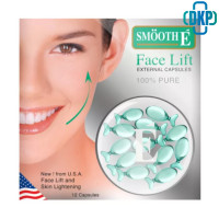 ราคา Smooth E Face Lift Externel Capsules ผลิตภัณฑ์บำรุงผิว 12 แคปซูล DKP (18821001168)