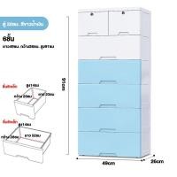 ราคา JDEE ลิ้นชักใส่ของ ลิ้นชักใส่เสื้อผ้า 4 5 6ชั้น วัสดุ PP ตู้เก็บของขนาดใหญ่ ตู้ลิ้นชักพลาสติก มีล้อ (20946635218)