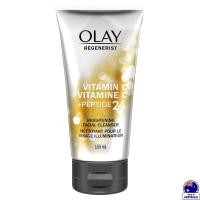 ราคา OLAY Vitamin C Peptide 24 BRIGHTENING FACIAL CLEANSER 150ML ผลิตภัณฑ์ล้างทำความสะอาดผิวหน้าสูตรวิตามินซีเพื่อผิวกระจ่างใสสินค้านำเข้าจากออสเตรเลียของแท้ (20563212003)