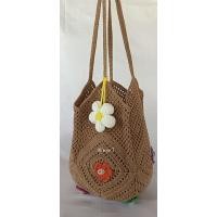 ราคา กระเป๋าถักโครเชต์กระเป๋าถักเชือกฟอกงานhandmade (19861294865)