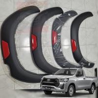 ราคา คิ้วล้อ 5 นิ้ว REVO 2015 16 17 18 19 20 21 รถตอนเดียว สีดำด้าน แถบแดง แถบบรอนด์ โป่งล้อ คิ้วล้อ โป่งเรียบ ล้อยื่น ล้อล้น revo ตอนเดียว (19170270654)