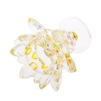 ราคา เชิงเทียนดอกบัวคริสตัล ห่อแน่น ส่งในไทย เชิงเทียนดอกบัวแก้วคริสตัล Fityle Crystal Lotus Flower Candle Holder Tealight (7882296719)