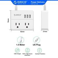ราคา ORICO 4 8ขยายช่องเก็บได้พร้อมพอร์ต USB USB เต้าเสียบปลั๊กสายไฟต่อพร้อมตัวป้องกันไฟกระชาก FPC (21012505720)