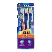 ราคา เบอร์แมนแปรงสีฟันรีซัลท์ขนแปรงนุ่ม แพ็ค 3 ร้านวรรณ2 (20239207844)