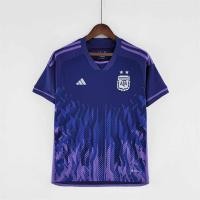 ราคา ARGENTINA AWAY WC 2022 FOOTBALL SHIRT SOCCER JERSEY MESSI (20507334425)
