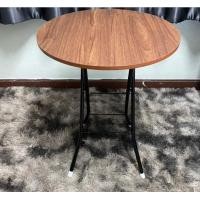 ราคา โต๊ะขากาแฟ ทรงสูงขนาด กว้าง 60 cmxยาว 60 cm x สูง 72 cmFโต๊ะพับญี่ปุ่น ทรงกลม (14008586212)