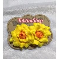 ราคา ราคาต่อคู่ต่างหูกุหลาบทองกวาวต่างหูหนีบมียางรองกันเจ็บต่างหูดอกไม้ ตุ้มหูทองกวาว เครื่องประดับทองกวาว (5403966997)