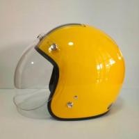 ราคา AVEX หมวกกันน็อควินเทจคลาสสิค รุ่นLB THUNDER สีเหลืองเงาสายฟ้าดำ คิ้วดำ ผ้าดำ พร้อมชิว BUBBLE สีใส (129012338)