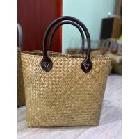 ราคา กระเป๋ากระจูดหูบัวสายหนัง PU 12 12 (12864237319)