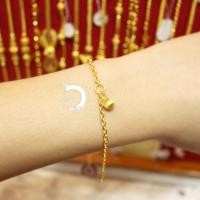 ราคา DianaGold ข้อมือทองครึ่งสลึง ทอง 96 5 รวมลาย เลือกลายและความยาวได้ มีใบรับประกันทองแท้ (16543431511)