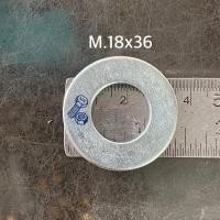 ราคา แหวนอีแปะ แหวนรองน็อต เหล็กชุบขาว รูใน M 12 14 16 18 20 22 แพคถุง 100ตัว (19432692135)