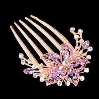 ราคา กิ๊บติดผมหวีสำหรับผู้หญิงหวีเสียบหวีอัลลอยด์รูปดอกไม้แฟชั่นสไตล์เกาหลีกิ๊บติดผมเครื่องประดับผม PTQ (17047619972)