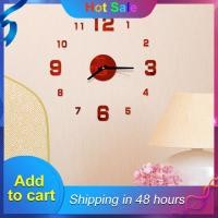 ราคา Fabiann 3DกระจกอะคริลิคDIYนาฬิกาติดผนังสติกเกอร์ภาพจิตรกรรมฝาผนังของประดับห้องนอนบ้าน (5410548742)