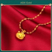 ราคา ASIX GOLD 3 in1 set ทองจริงคิตตี้แมวสร้อยคอ ทองจริงคิตตี้แมวแหวน จริงทองคิตตี้แมวสร้อยข้อมือ24พันทองไม่ใส่ร้ายป้ายสีไม่ซีดจาง (12799395804)
