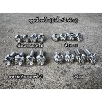 ราคา น็อตยึดปั๊มคาลิปเปอร์ ปั๊มผีเสื้อ ปั๊มปักข้าง 8x20 28x25 2 1ชุด4ตัว (18235822752)