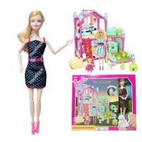 ราคา Barbie House play set บ้านตุ๊กตาบาร์บี้ จากการ์ตูนเรื่องบาร์บี้ งานสวย น่ารักมากๆ ค่ะ (20622901534)