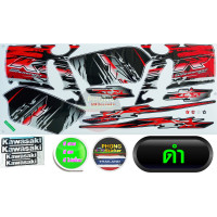 ราคา สติ๊กเกอร์ ksr ปี 2010 รุ่น 6 สติ๊กเกอร์มอไซค์ kawasaki ksr ปี 2010 รุ่น 6 สีสวย สีสด สีไม่เพี้ยน (7453567027)