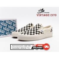 ราคา พร้อมส่ง รองเท้าVans Slip ON OG LX Checkerboard รองเท้าผ้าใบ รองเท้าชาย หญิง สินค้าพร้อมส่ง (10939017619)