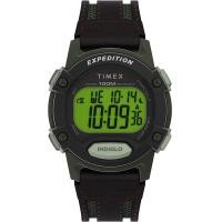 ราคา Timex Mens Expedition Digital CAT5 41mm Watch Expedition Digital CAT5 41mm Brown Green Black (19856651202)