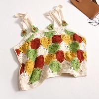 ราคา Cici Q322 เสื้อสายเดี่ยวไหมพรมถักดีเทลสายผูกโบว์แต่งลายหัวใจน่ารักคิ้วๆมินิมอล (17983394646)