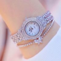 ราคา BS Bee Sister 1578สไตล์ใหม่สุภาพสตรีแฟชั่นCasualนาฬิกาแบรนด์ชั้นนำฉบับภาษาเกาหลีRhinestone NobleและShineนาฬิกาสแตนเลสสตีลเพชรผู้หญิงนาฬิกาข้อมือนาฬิกาข้อมือของขวัญ (500474131)