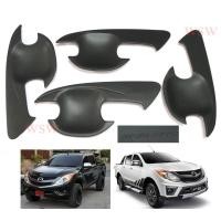 ราคา เบ้ารองมือเปิดประตู สีดำด้าน 4 ประตู Mazda BT50 PRO 2012 2019 เบ้ามือ เบ้ารอง เบ้ารองมือ ดำด้าน มาสด้า บีที 50 โปร BT 50 PRO 4ประตู เบ้ารองมือเปิด เบ้า 12 (10318345295)