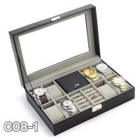 ราคา พร้อมส่ง กล่องนาฬิกา กล่องใส่นาฬิกา 3เรือน 6เรือน 10เรือน 12เรือน 20เรือน 24เรือน Leather Watch Box กล่องใส่เครื่องประดับ กล่องเก็บนาฬิกาข้อมือ (20069831629)