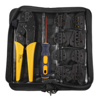 ราคา ชุดคีมย้ำสายไฟ คีมย้ำวงล้อ คีมย้ำหางปลา เปลี่ยนหัวได้ คีมย้ำสายไฟ คีมย้ำ พร้อมไขควงและขั้วสำรอง เปลี่ยนหัวได้ 4 8 ชิ้น พร้อมกระเป๋า (15875820758)